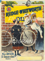 RUDGE WHITWORTH CYCLES Rbcr-POSTER/REPRODUCTION  d1 AFFICHE VINTAGE