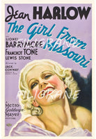 CINéMA THE GIRL from MISSOURI Rfzm-POSTER/REPRODUCTION d1 AFFICHE VINTAGE