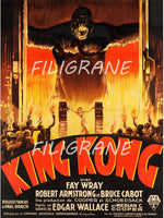 KING KONG FILM Rjfe-POSTER/REPRODUCTION d1 AFFICHE VINTAGE