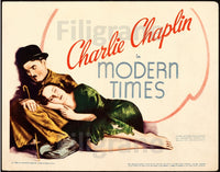 MODERN TIMES FILM CHAPLIN Rppl-POSTER/REPRODUCTION d1 AFFICHE VINTAGE