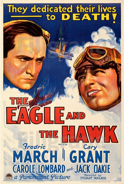EAGLE and the HAWK FILM Rmzi-POSTER/REPRODUCTION d1 AFFICHE VINTAGE