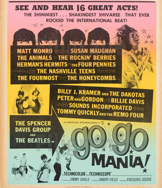 GO GO MANIA FILM Ryth-POSTER/REPRODUCTION d1 AFFICHE VINTAGE