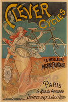 CYCLES CLEVER Rswi-POSTER/REPRODUCTION d1 AFFICHE VINTAGE