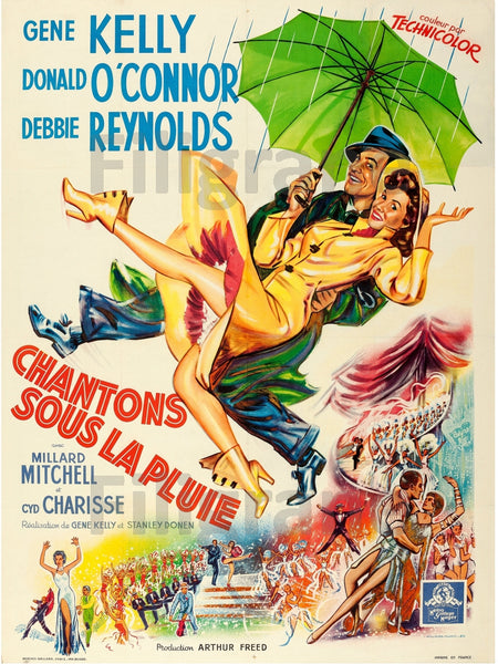 FILM SINGIN' in the RAIN Rlrq-POSTER/REPRODUCTION d1 AFFICHE VINTAGE